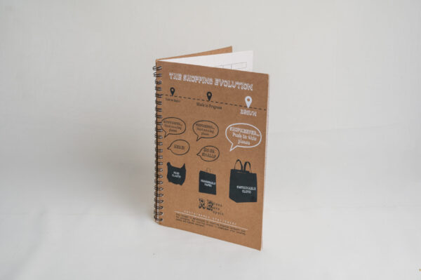 Recycled Spiral Notebook ( A5 )
