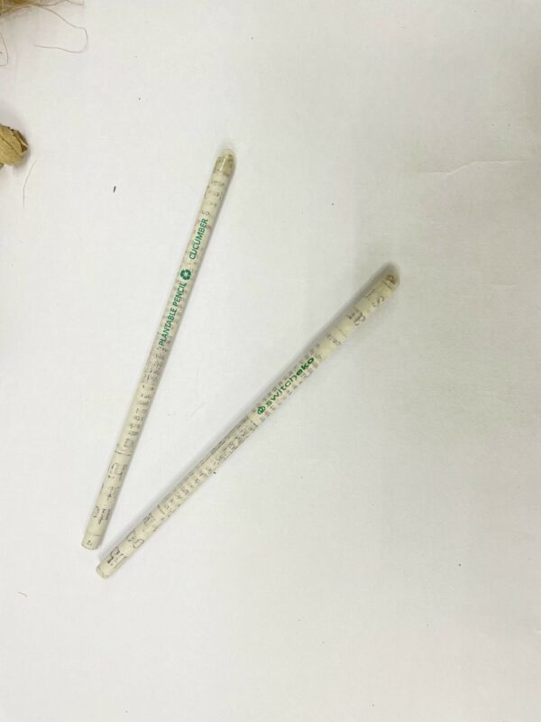 Recycled Paper Pencils Made from Old Newspapers