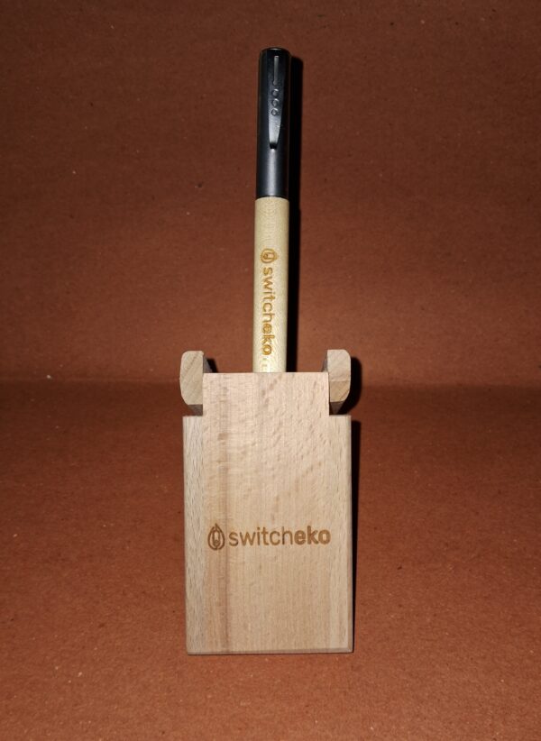 Premium Wooden Pen Stand